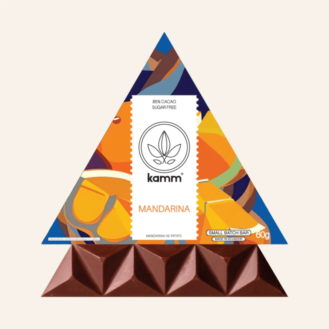 Mandarina - Chocolat noir aux cristaux de mandarine