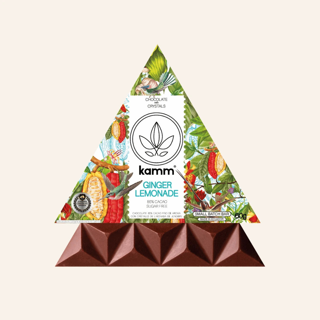 Ginger Lemonade - Chocolat noir aux cristaux de limonade gingembre