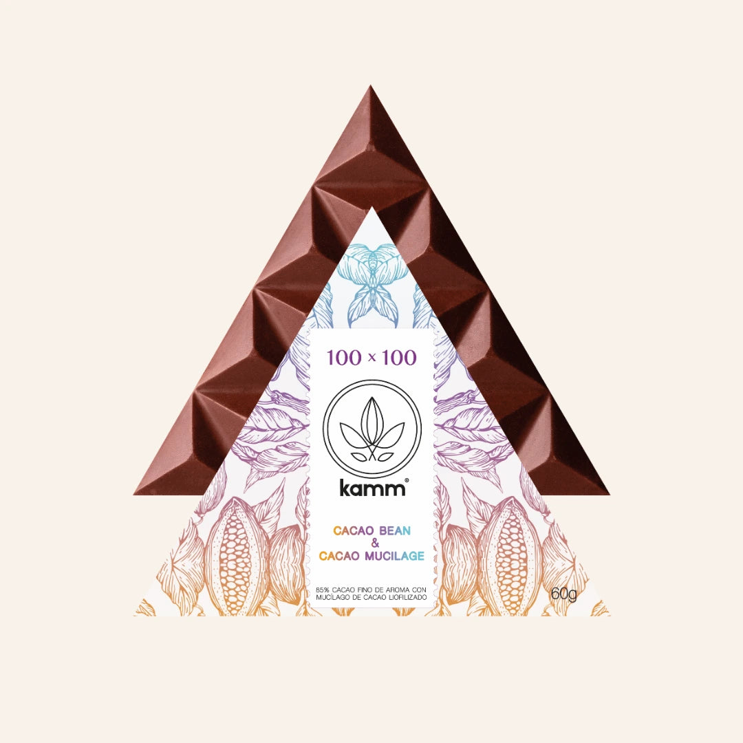 100% cacao et mucilage - Chocolat noir au sucre de mucilage